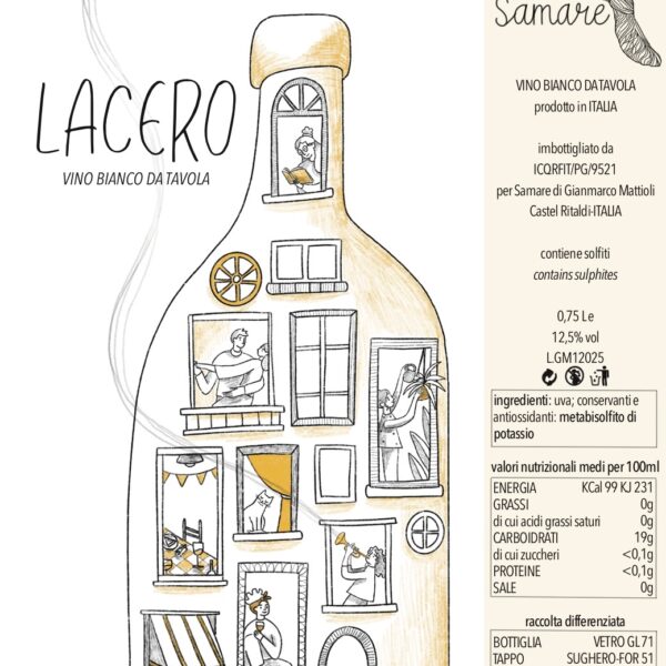 Vino Bianco Samarè – Il Bianco Umbro del giovane viticoltore Gianmarco Mattioli