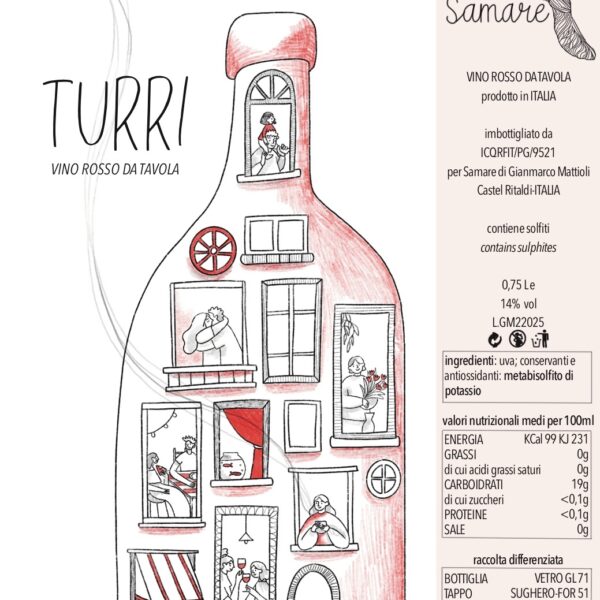Turri – Vino Naturale Rosso Umbro da Tavola | Cantina Samare Gianmarco Mattioli