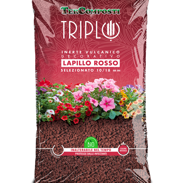 Pietra Vulcanica Rossa per Giardino e Vasi – Tercomposti