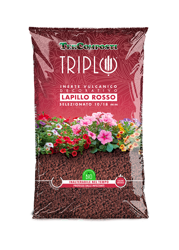 Pietra Vulcanica Rossa per Giardino e Vasi – Tercomposti