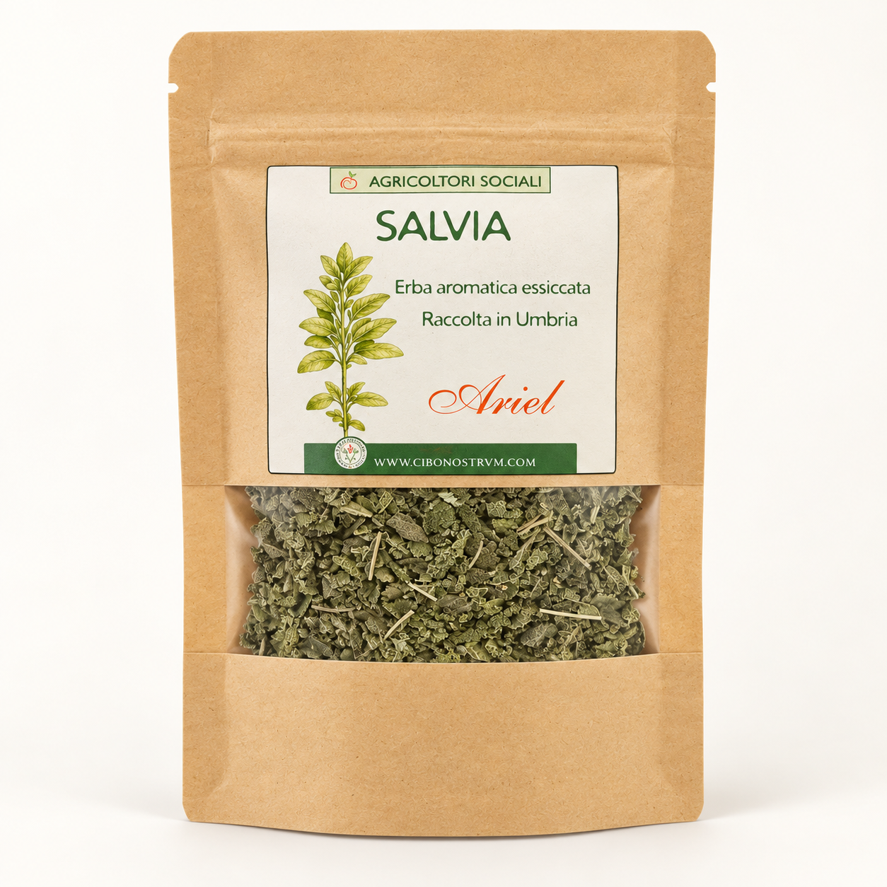 Salvia essiccata in bustina refill – Erbe dell'Orto Ariel